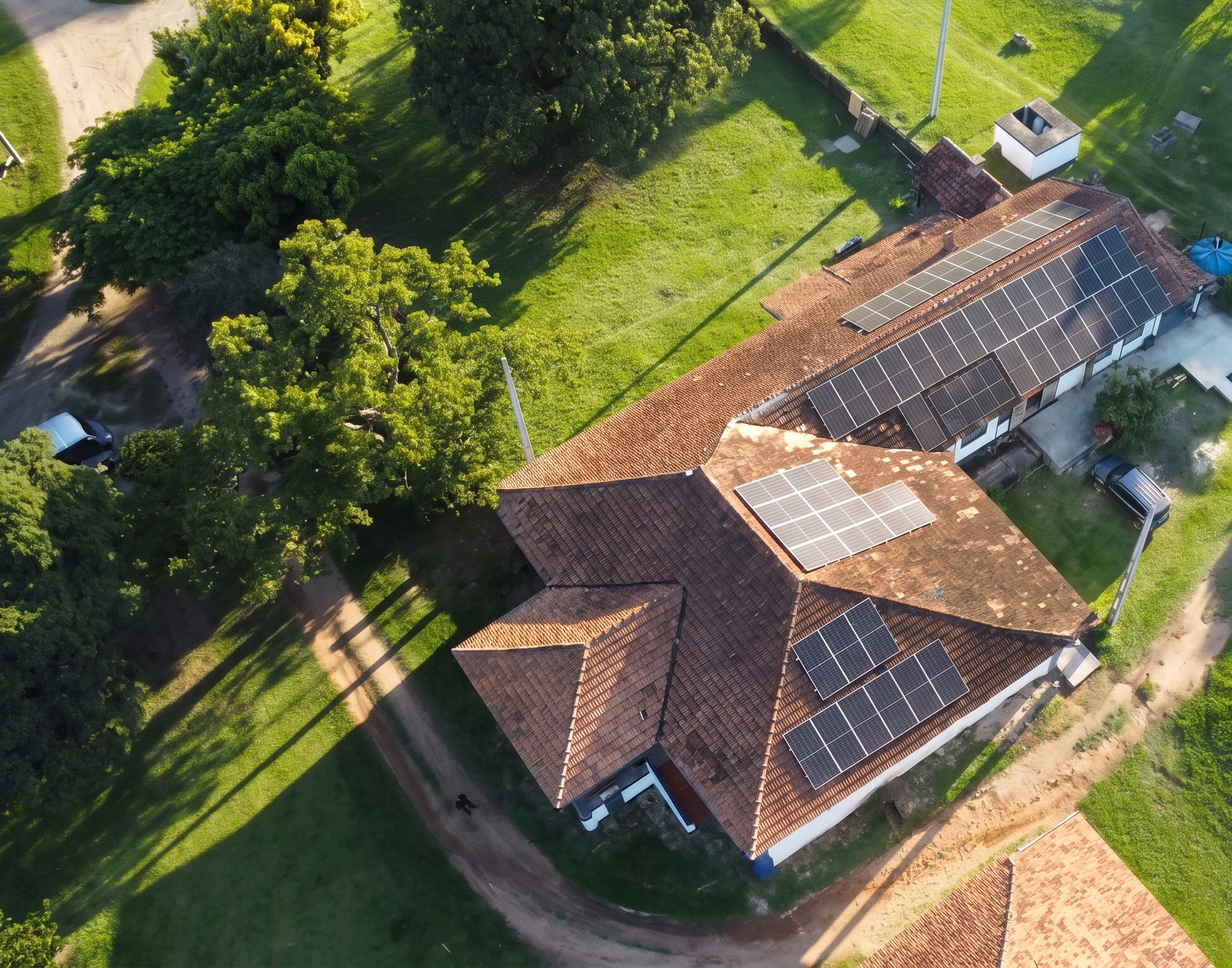 Painéis solares da BEG Destilaria